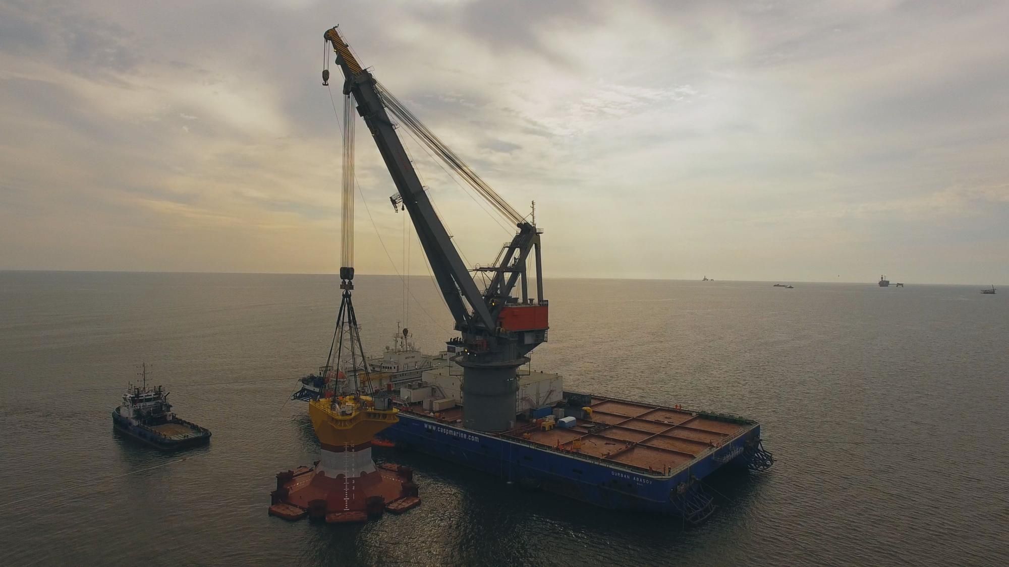 Монтаж морских сооружений (морские стационарные платформы, беспричальные системы погрузки/разгрузки) — изображение №8