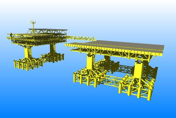 Морская стационарная платформа для бурения разведочных скважин на структуре Геленджикская — изображение №2